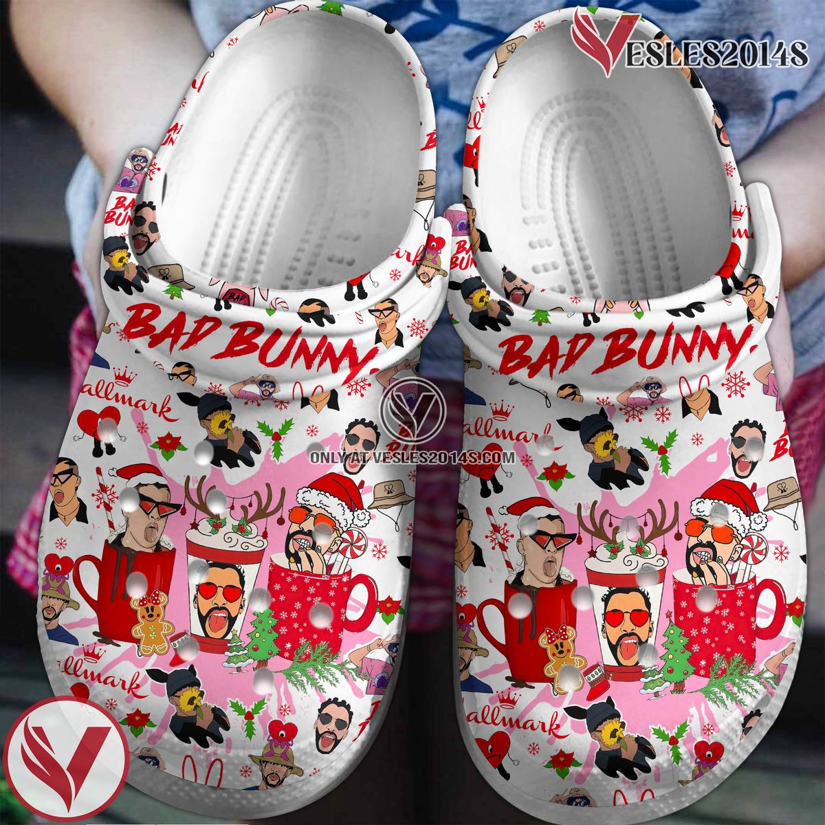 Bad Bunny Music Crocs Crocband Clogs Shoes, Unique Gifts For Fans1 Style 1 - Vesles2014S