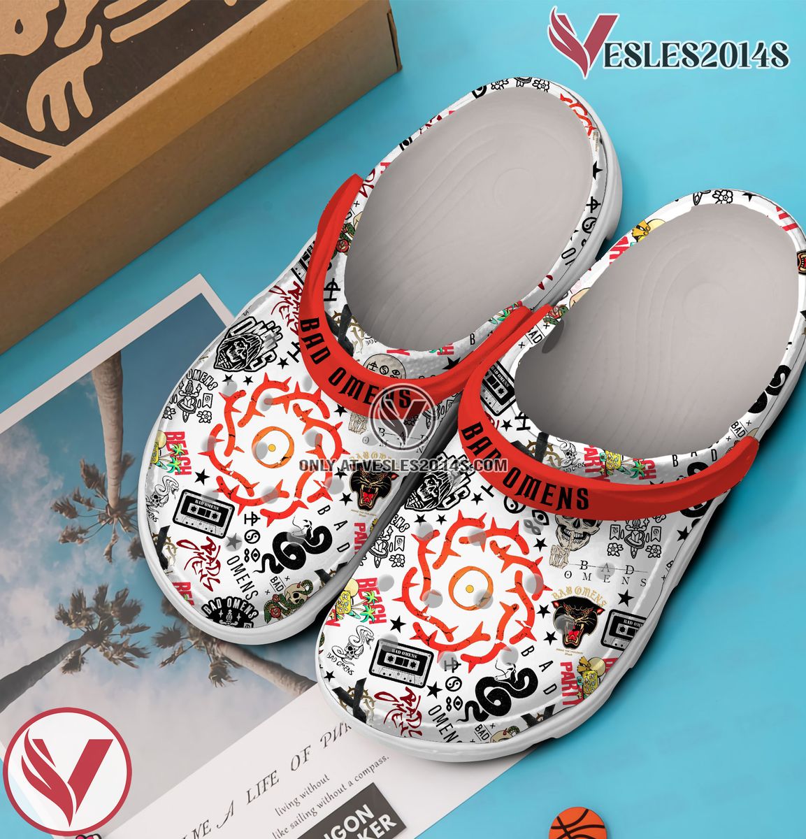 Bad Omens Music Crocs Crocband Clogs Shoes, Unique Gifts For Fans Style 2 - Vesles2014S 2