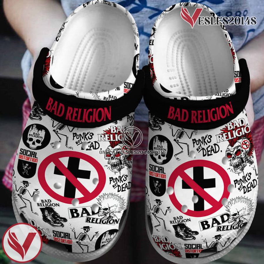 Bad Religion Music Crocs Crocband Clogs Shoes, Unique Gifts For Fans Style 2 - Vesles2014S