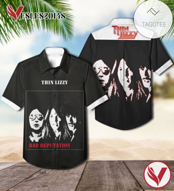 Bad Reputation Album By Thin Lizzy Hawaiian Shirt, Best Gift For Music Lovers Vesles2014S