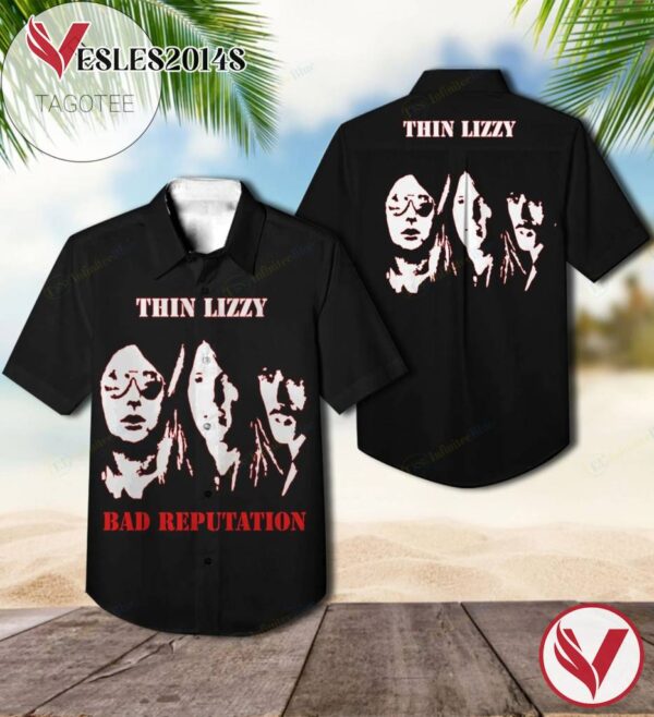 Bad Reputation Album By Thin Lizzy Rock Band Hawaiian Shirt, Best Gift For Music Lovers Vesles2014S