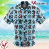 Badguys Mega Man Hawaiian Button Up Shirt, Perfect Gifts For Anime Lovers - Vesles2014S