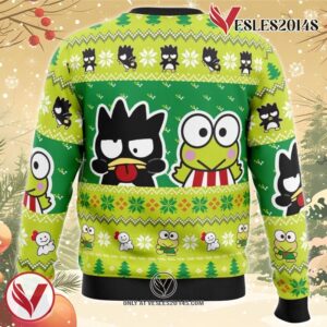 Badtz  Maru and Keroppi Sanrio Ugly Christmas Sweater, Unique Christmas Gift For Fans - Vesles2014S 1