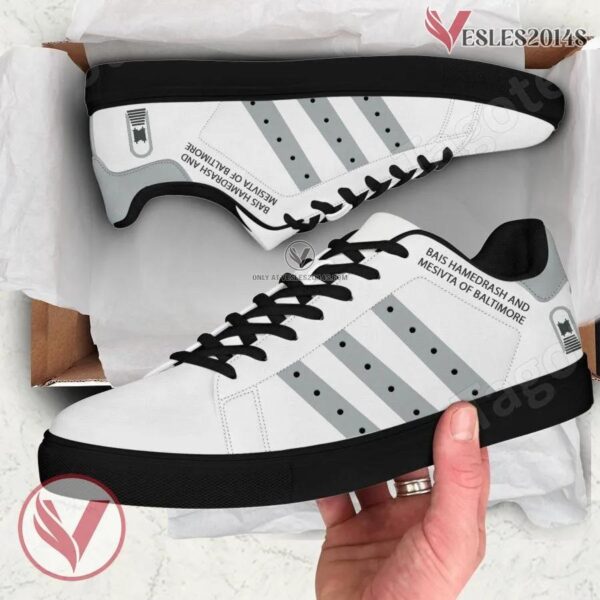 Bais HaMedrash and Mesivta of Baltimore Logo Stan Smith Shoes For Men And Womens - Vesles2014s 1