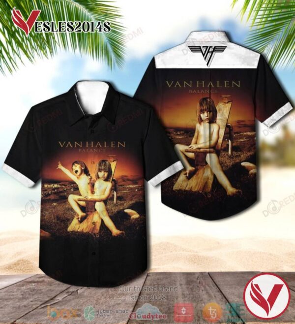 Balance Album Van Halen Band Hawaiian Shirt, Best Gift For Music Lovers Vesles2014S