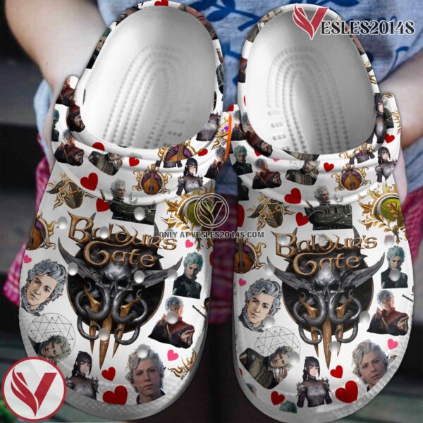 Baldur’s Gate Game Crocs Crocband Clogs Shoes Comfortable For Men Women and Kids, Unique Gift From  Vesles2014S