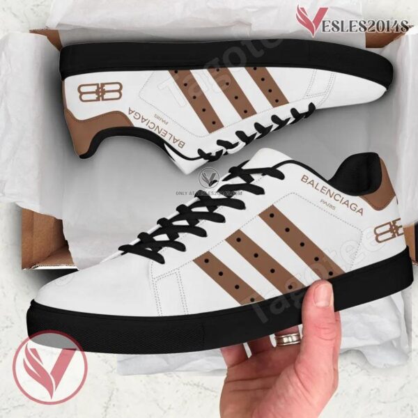 Balenciaga Logo Print Stan Smith Shoes, Unique Sneaker For Fans - Vesles2014s 1