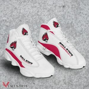 Ball State NCAA Logo Air Jordan 13 Shoes, Best Sneaker Gifts For Fans - Vesles2014s