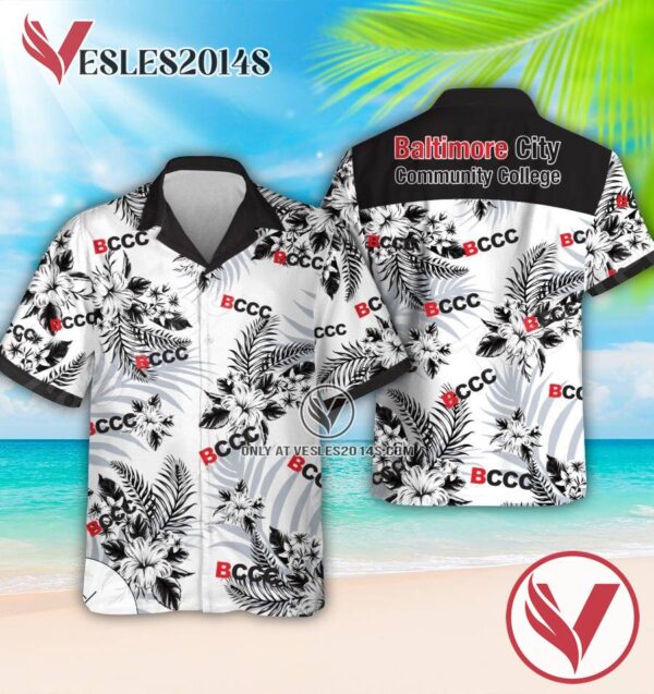 Baltimore City Community College Logo Aloha Summer Shirt, Perfect Gifts Idea In Holiday - Vesles2014S 1