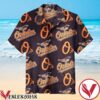 Baltimore Orioles Bird Orange And Black Hawaiian Shirt, Unique Gifts For Friends - Vesles2014S 1