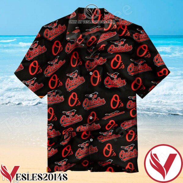 Baltimore Orioles Bird Red And Black Hawaiian Shirt, Unique Gifts For Friends - Vesles2014S 1