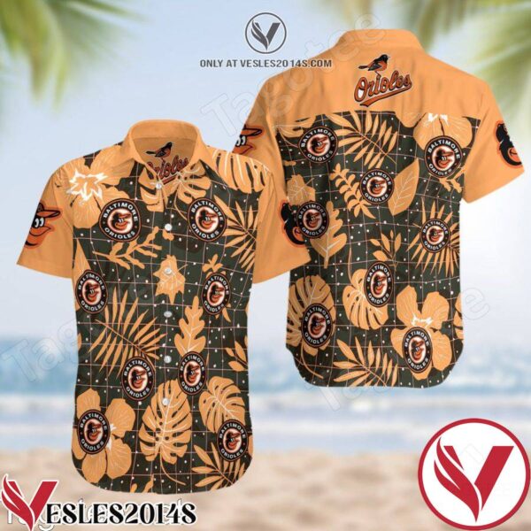 Baltimore Orioles Hawaiian Shirt And Short, Unique Gifts For Friends - Vesles2014S 1