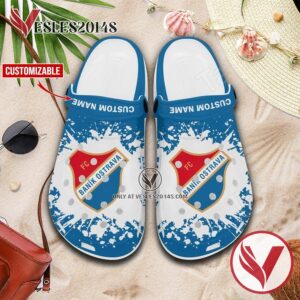 Banik Ostrava Custom Name Crocs Clogs, Unique Footwear For Fans 1