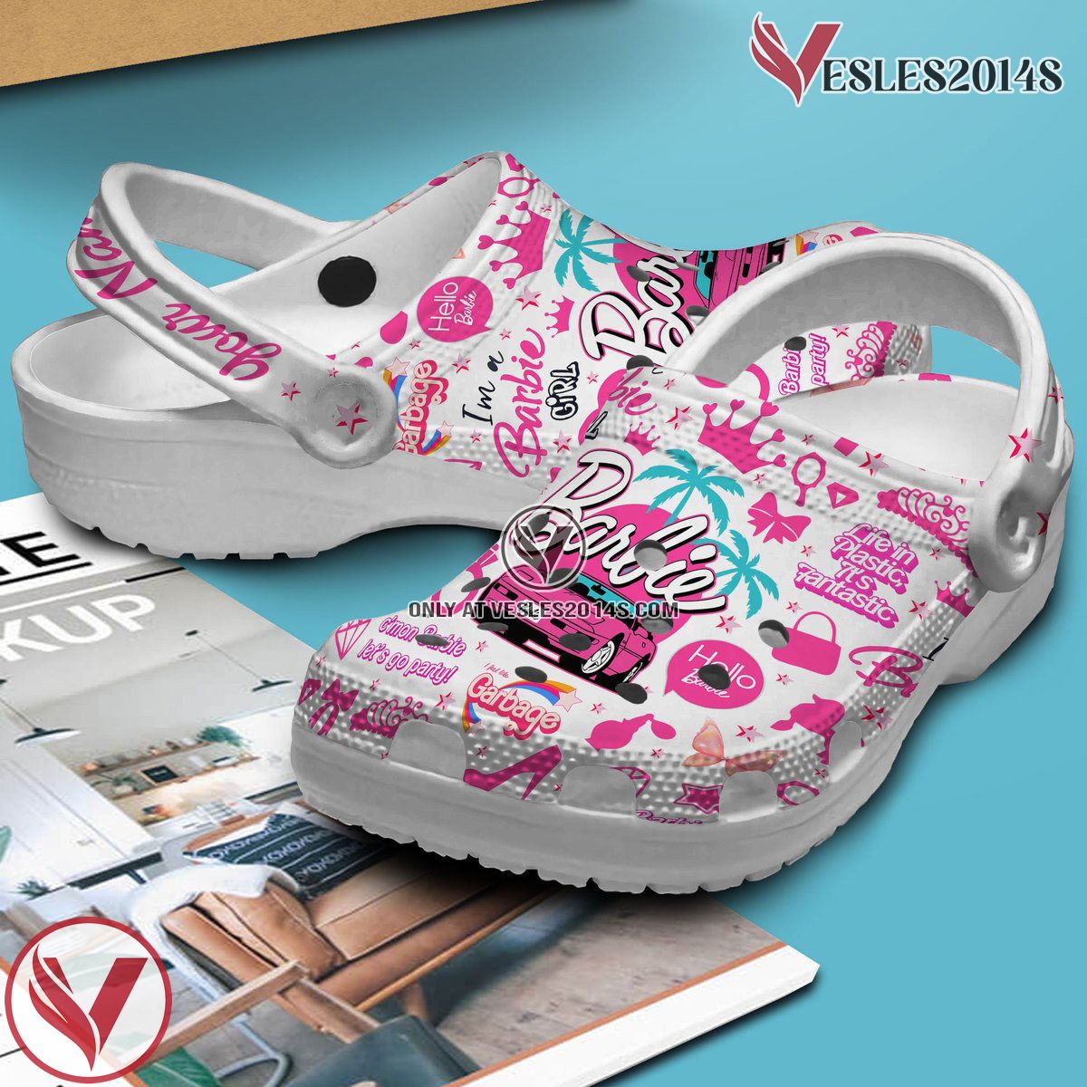 Barbenheimer MovieCrocs Crocband Clogs Shoes Comfortable For Men Women and Kids Style 1 - Vesles2014S 3