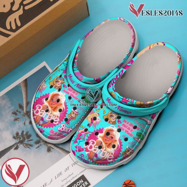 Barbie Cartoon Crocs Crocband Shoes Clogs Custom Name For Men Women and Kids, Unique Gift From  Vesles2014S 3
