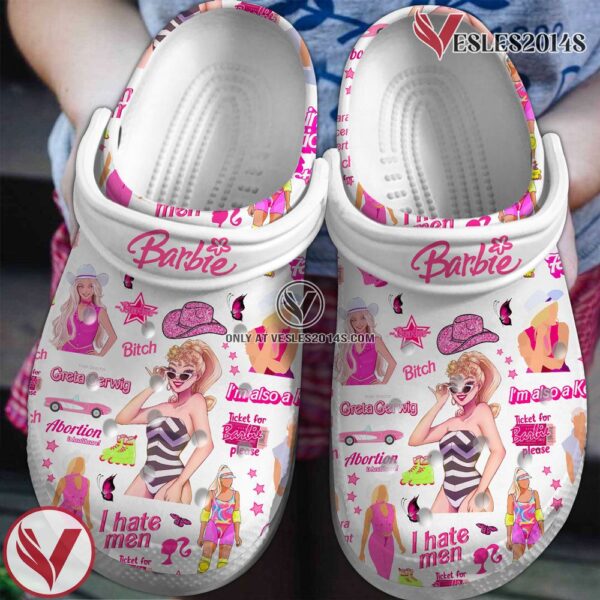 Barbie Crocs Crocband Clogs Shoes Comfortable For Men Women and Kids, Unique Gift From  Vesles2014S