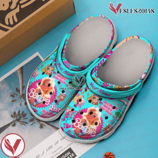 Barbie Movie Cartoon Crocs Crocband Clogs Shoes Comfortable For Men Women and Kids - Vesles2014S 3