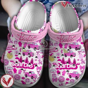 Barbie Movie Crocs Crocband Clogs Shoes Comfortable For Men Women and Kids Style 5 - Vesles2014S