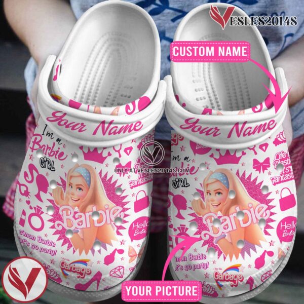 Barbie Personalized Movie Crocs Crocband Clogs Shoes Comfortable For Men Women and Kids - Vesles2014S 2
