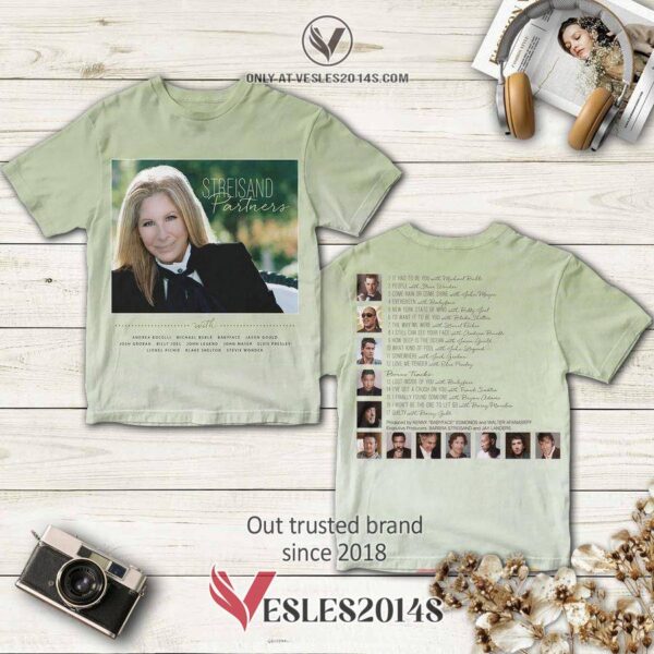 Barbra Streisand Partners Album 3D T-Shirt, Perfect Gifts For Music Lovers - Vesles2014S