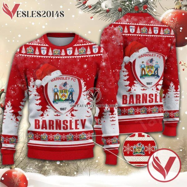 Barnsley F.C Sport Ugly Christmas Sweater, Unique Gifts For Fans - Vesles2014aS 1