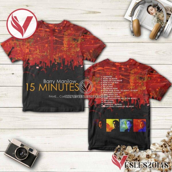 Barry Manilow 15 Minutes Album Cover Shirt, Unique Gifts For Music Lovers - Vesles2014S