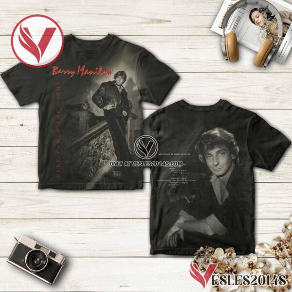 Barry Manilow Here Comes The Night Album Cover Shirt, Unique Gifts For Music Lovers - Vesles2014S