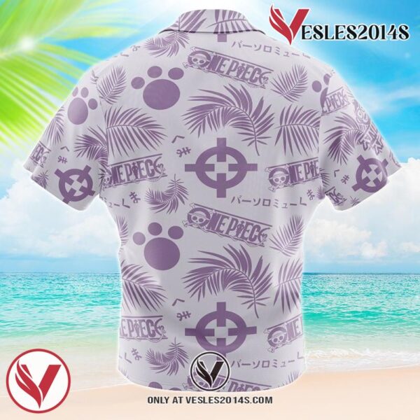 Bartholomew Kuma Aloha OP Hawaiian Button Up Shirt, Perfect Gifts For Anime Lovers - Vesles2014S 1