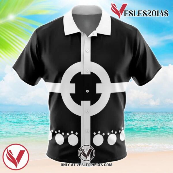 Bartholomew Kuma One Piece Hawaiian Button Up Shirt, Perfect Gifts For Anime Lovers - Vesles2014S