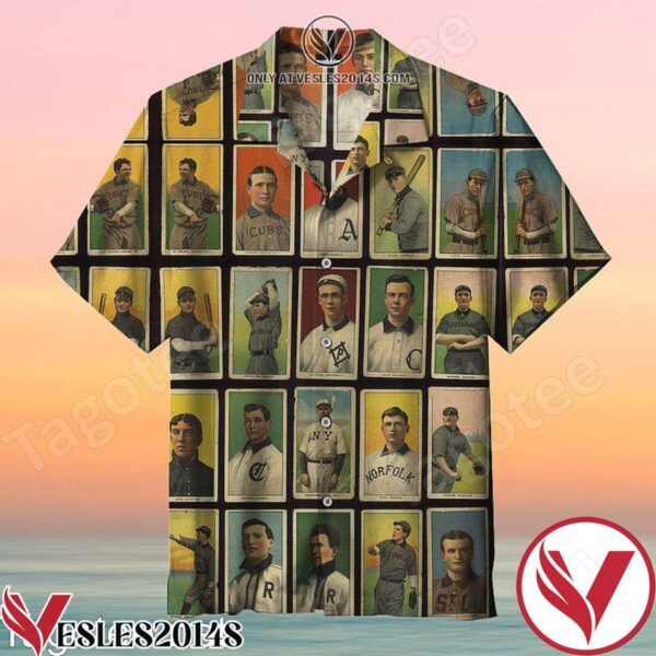 Baseball 1911 Season Sports Trading Cards Collection Hawaiian Shirt, Unique Gifts For Friends - Vesles2014S 1