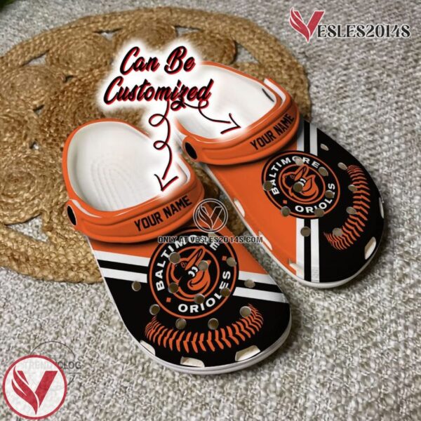 Baseball BOrioles Personalized Baseball Logo Team Clog Shoes, Unique Gift From  Vesles2014S
