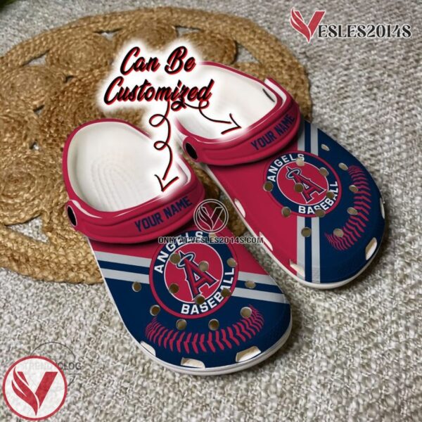 Baseball LA Angels Personalized Baseball Logo Team Clog Shoes, Unique Gift From  Vesles2014S