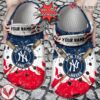 Baseball NY Yankees Personalized Watercolor New Clog Shoes, Unique Gift From  Vesles2014S
