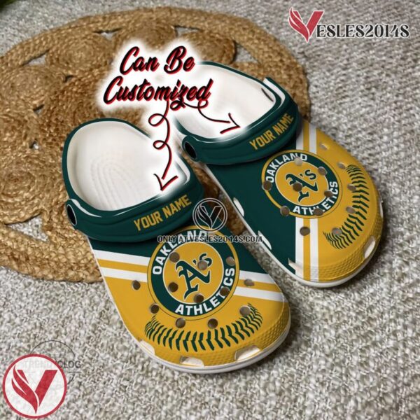 Baseball OAthletics Personalized Baseball Logo Team Clog Shoes, Unique Gift From  Vesles2014S