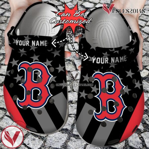 Baseball Personalized BRed Sox Star Flag Clog Shoes, Unique Gift From  Vesles2014S