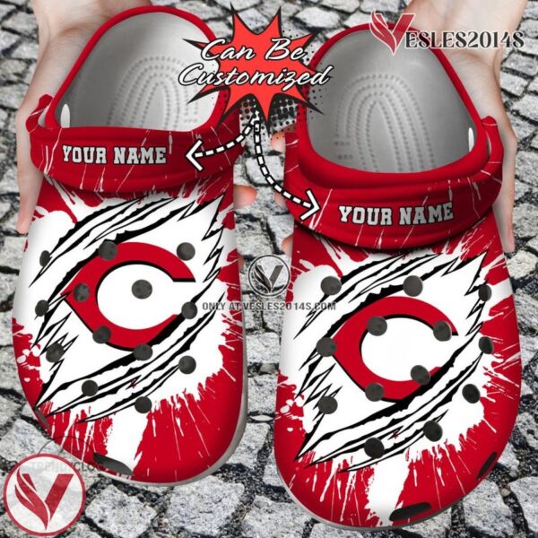 Baseball Personalized CReds Ripped Claw Clog Shoes, Unique Gift From  Vesles2014S