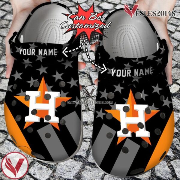Baseball Personalized HAstros Star Flag Clog Shoes, Unique Gift From  Vesles2014S