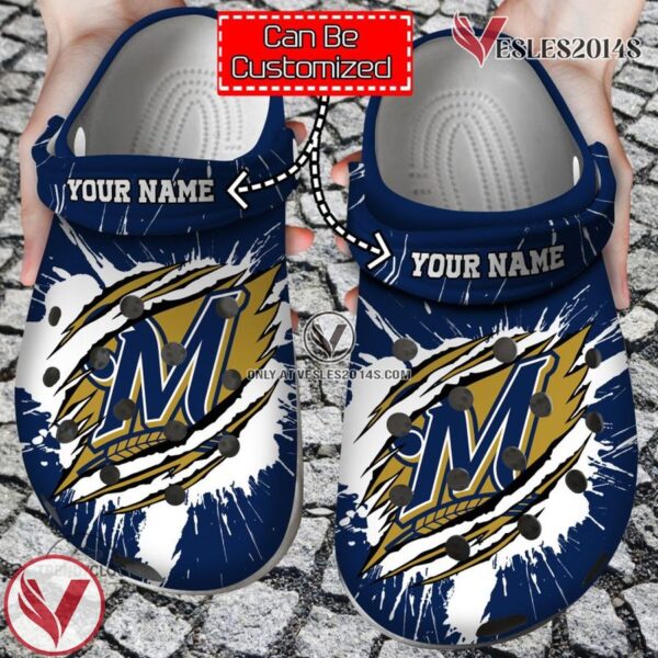 Baseball Personalized MBrewers Ripped Claw Clog Shoes, Unique Gift From  Vesles2014S