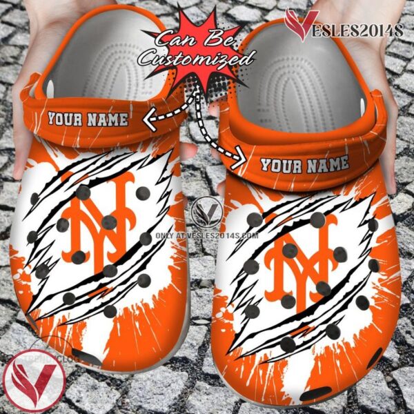 Baseball Personalized NY Mets Ripped Claw Clog Shoes, Unique Gift From  Vesles2014S