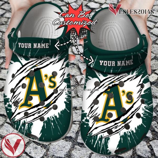 Baseball Personalized OAthletics Ripped Claw Clog Shoes, Unique Gift From  Vesles2014S