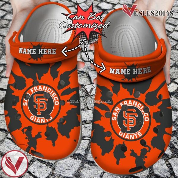 Baseball Personalized SF Giants Color Splash Clog Shoes, Unique Gift From  Vesles2014S