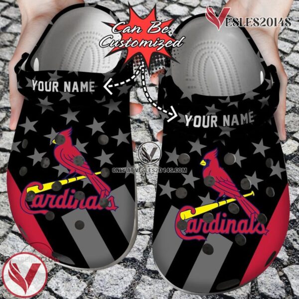 Baseball Personalized StL Cardinals Star Flag Clog Shoes, Unique Gift From  Vesles2014S