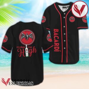 Basic Bacardi Rum Make Me High Baseball Jersey, Perfect Gifts For Fans - Vesles2014S