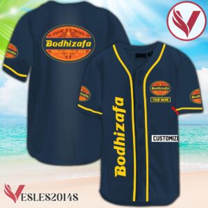 Basic Bodhizafa Beer Navy Baseball Jersey, Perfect Gifts For Fans - Vesles2014S