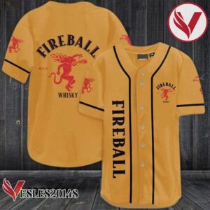 Basic Fireball Whiskey Baseball Jersey, Perfect Gifts For Fans - Vesles2014S