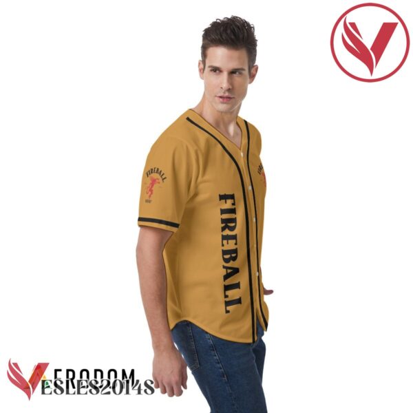 Basic Fireball Whiskey Baseball Jersey, Perfect Gifts For Fans - Vesles2014S 4