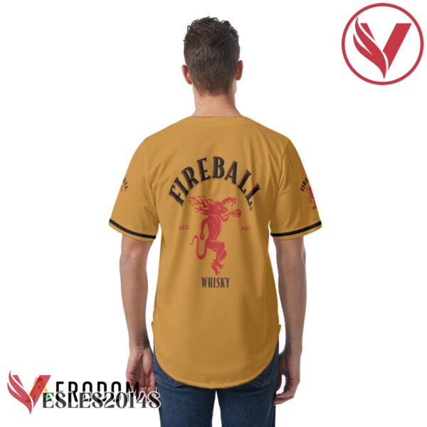 Basic Fireball Whiskey Baseball Jersey, Perfect Gifts For Fans - Vesles2014S 5