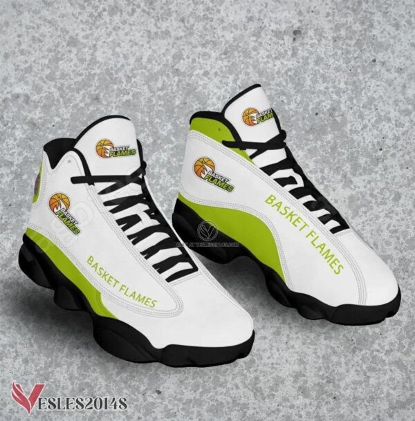 Basket Flames Logo Air Jordan 13 Shoes, Best Sneaker Gifts For Fans - Vesles2014s 1