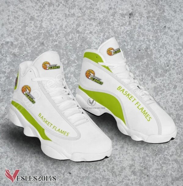 Basket Flames Logo Air Jordan 13 Shoes, Best Sneaker Gifts For Fans - Vesles2014s