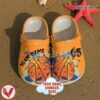 Basketball Basketball Custom Name Number Orange Clog Shoes, Unique Gift From  Vesles2014S